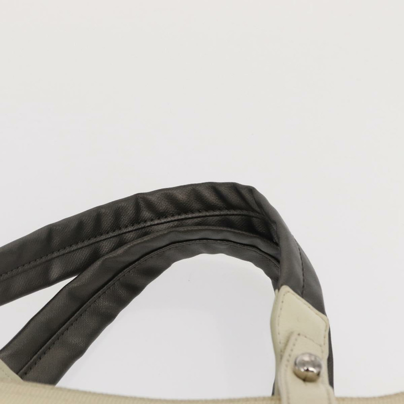 【日本直送】香奈兒巴黎比亞里茨GM托特包 尼龍 銀色 CC Auth BA10114-7