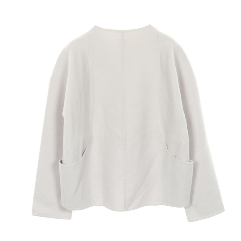 愛馬仕 Serie 紐帶 其他夾克 羊絨 灰色 二手 女士-1