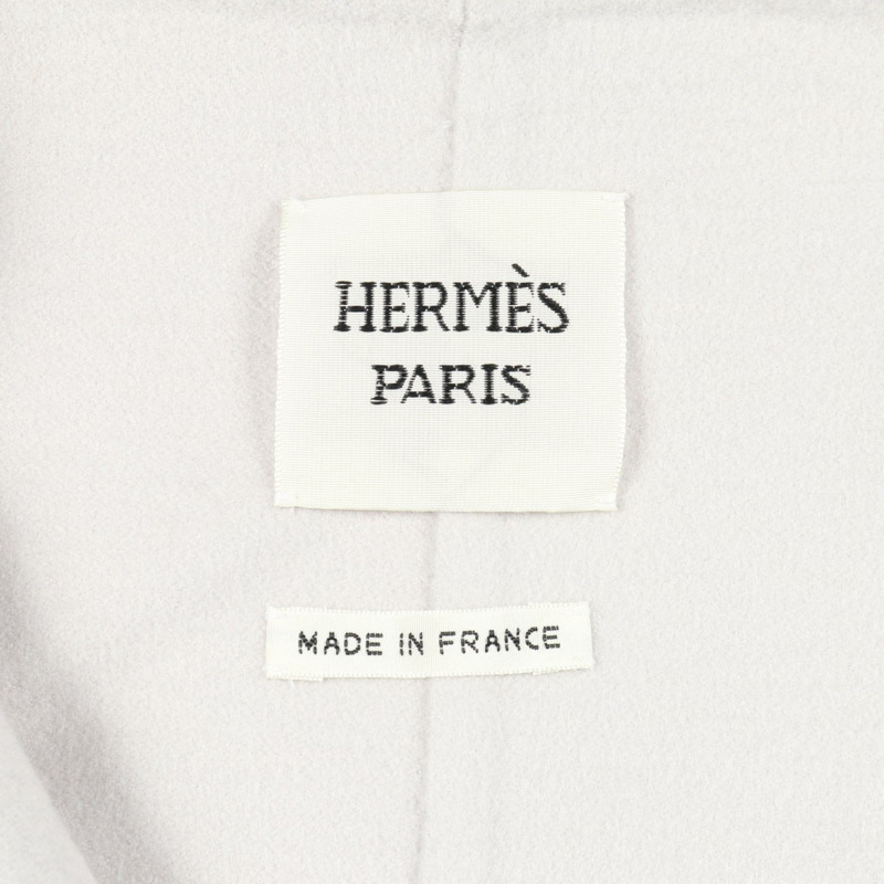 愛馬仕 Serie 紐帶 其他夾克 羊絨 灰色 二手 女士-2