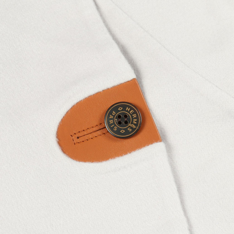 愛馬仕 Serie 紐帶 其他夾克 羊絨 灰色 二手 女士-6