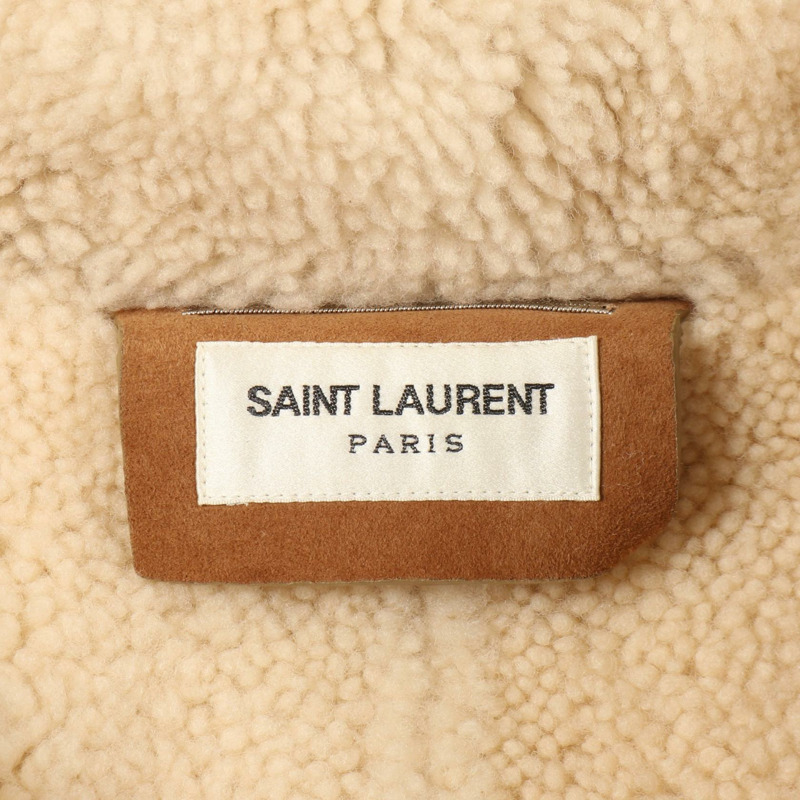 聖羅蘭巴黎 其他 麂皮棕色 男士二手外套-2