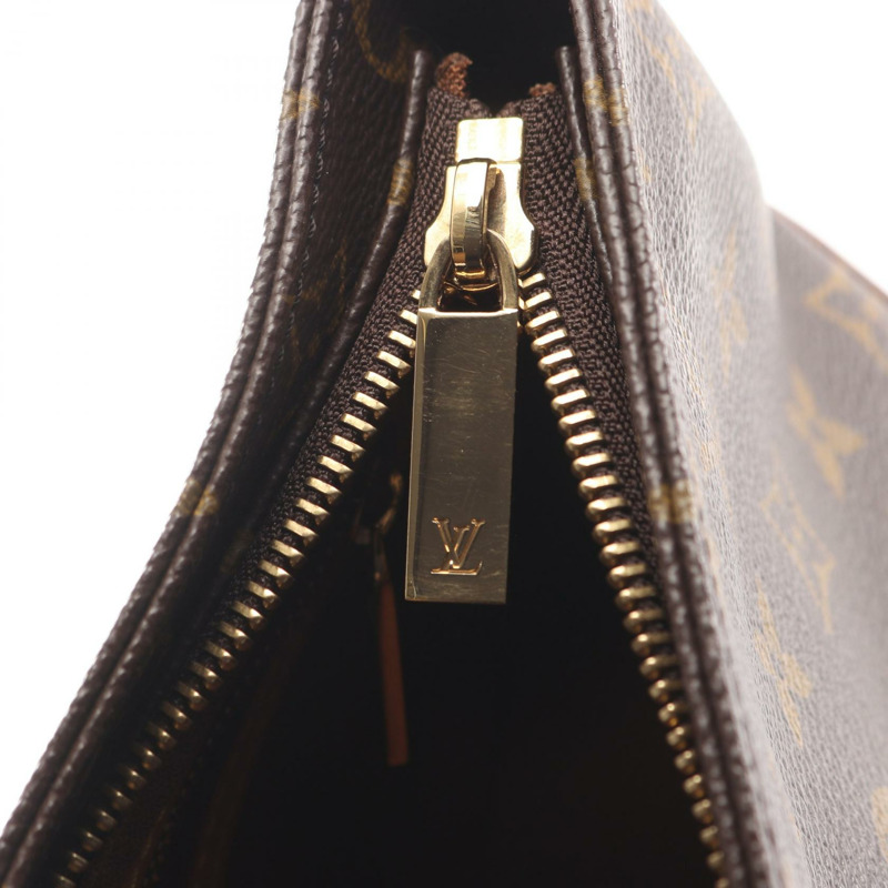 路易威登 Trotter 單肩斜背包 M51240 Monogram 皮革 棕色 二手-5