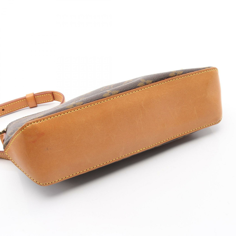 路易威登 Trotter 單肩斜背包 M51240 Monogram 皮革 棕色 二手-6