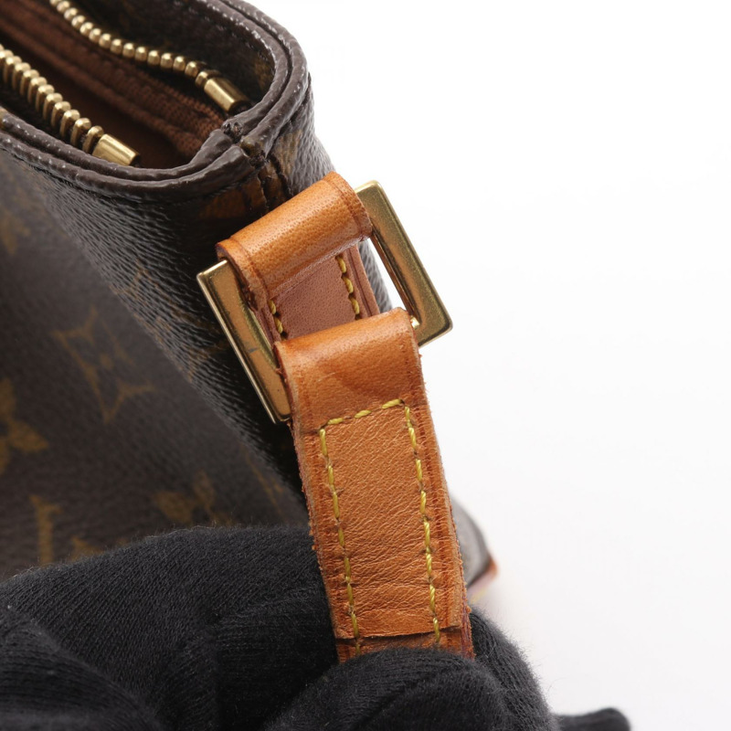 路易威登 Trotter 單肩斜背包 M51240 Monogram 皮革 棕色 二手-9