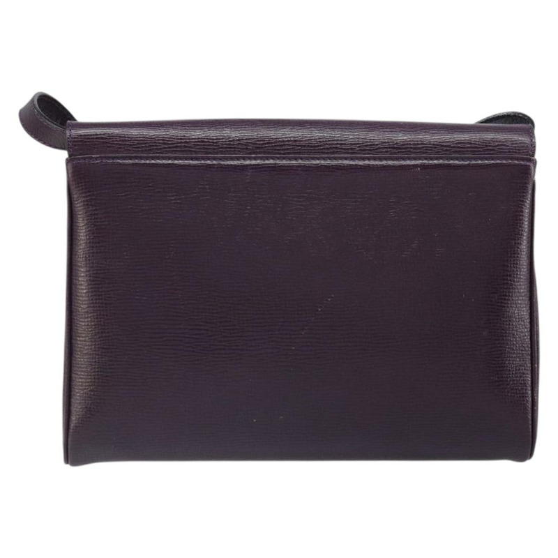 【日本直送】CELINE 圓背包 皮革 紫色 金色 正品 159845V-1