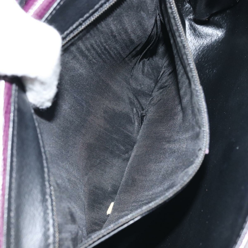 【日本直送】CELINE 圓背包 皮革 紫色 金色 正品 159845V-9