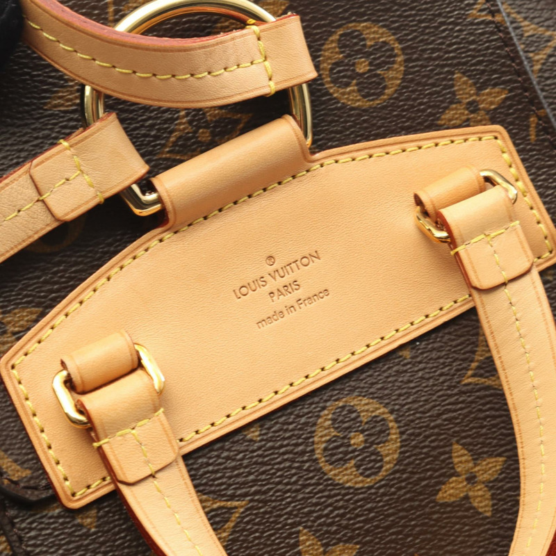 路易威登 Montsouris 雙肩包 M43431 Monogram 帆布 棕色 二手 LV-6