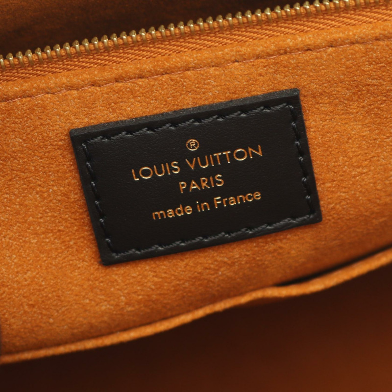 路易威登 On the Go MM 兩用手提包 M45595 Monogram Empreinte 黑色皮革-3