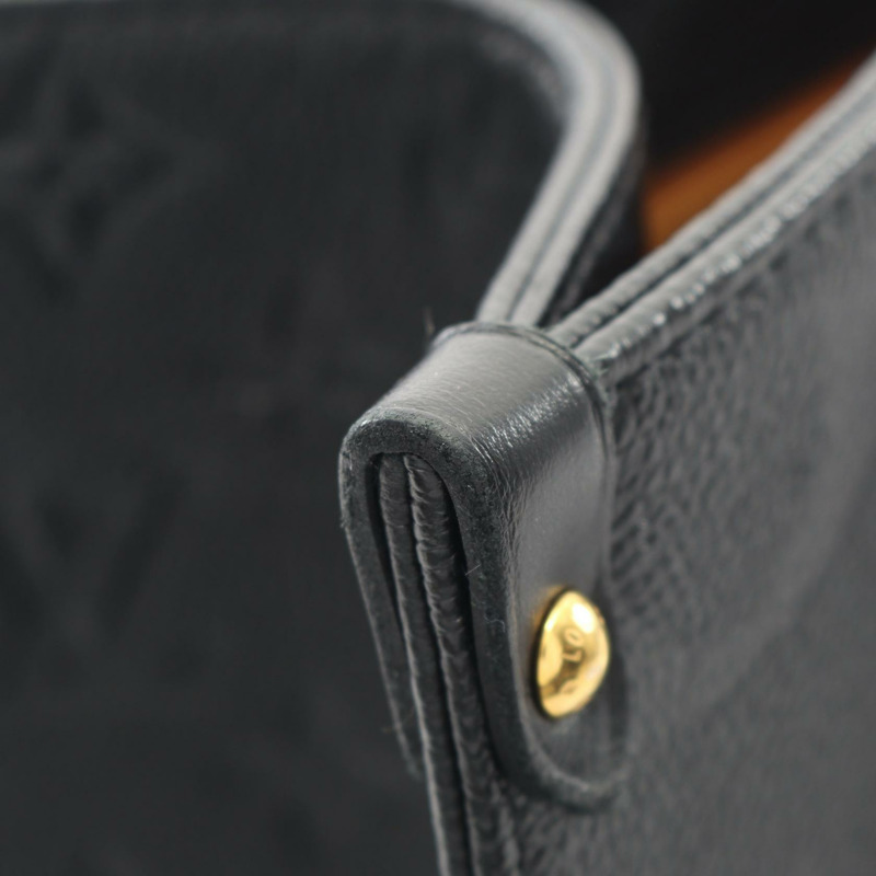 路易威登 On the Go MM 兩用手提包 M45595 Monogram Empreinte 黑色皮革-4