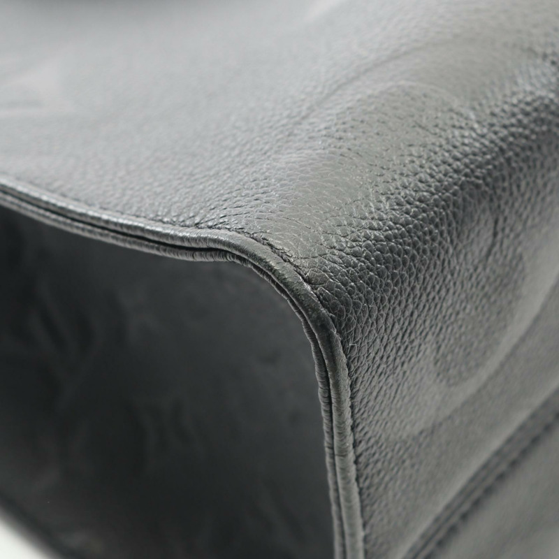 路易威登 On the Go MM 兩用手提包 M45595 Monogram Empreinte 黑色皮革-5