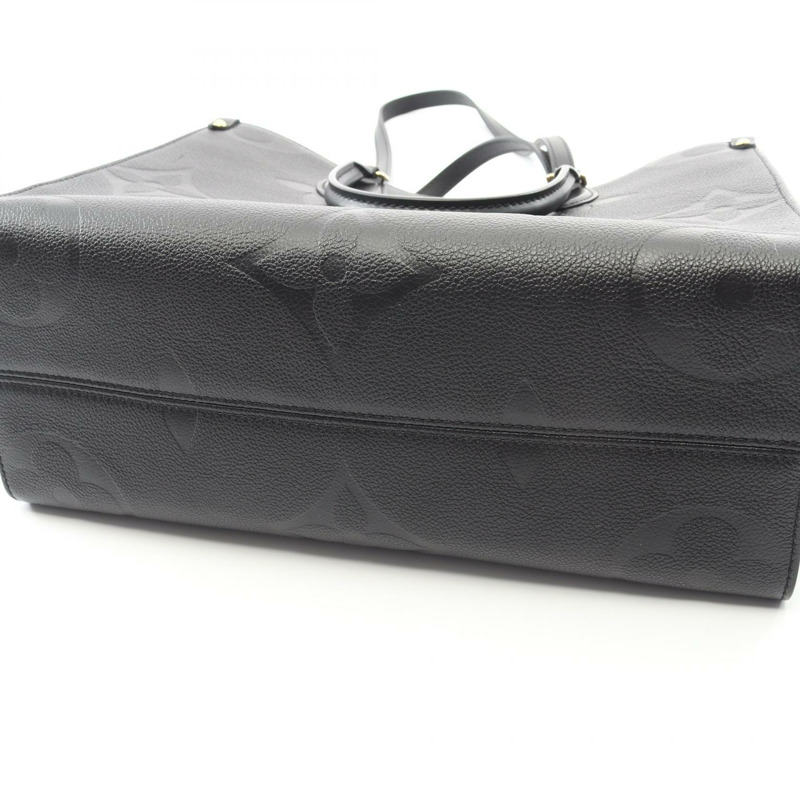 路易威登 On the Go MM 兩用手提包 M45595 Monogram Empreinte 黑色皮革-6