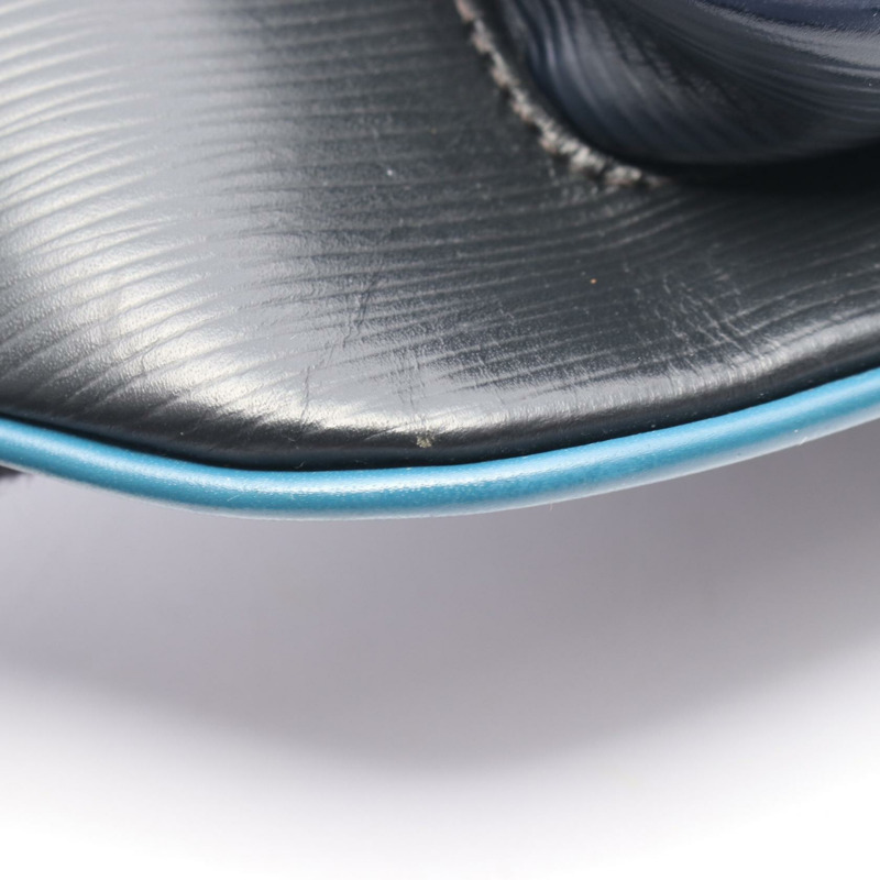 路易威登 (LOUIS VUITTON) 腰包 M53420 Epi 皮革 Monogram Eclipse 黑色/海軍藍 二手 男士-5