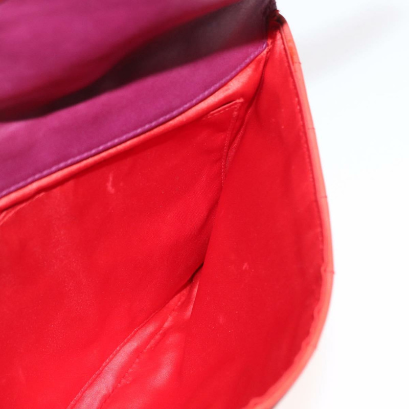 【日本直送】香奈兒 Choco Bar 手提包，羊皮材質，橙色金色 CC 標誌，型號 bs33102-27