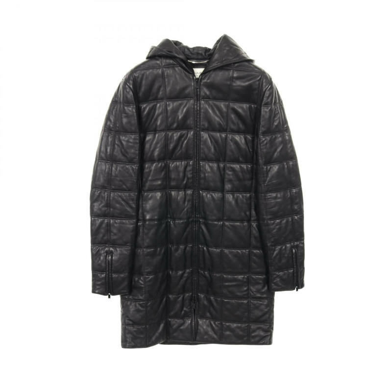 聖羅蘭巴黎 其他款式 羊皮黑色男士外套 二手-0