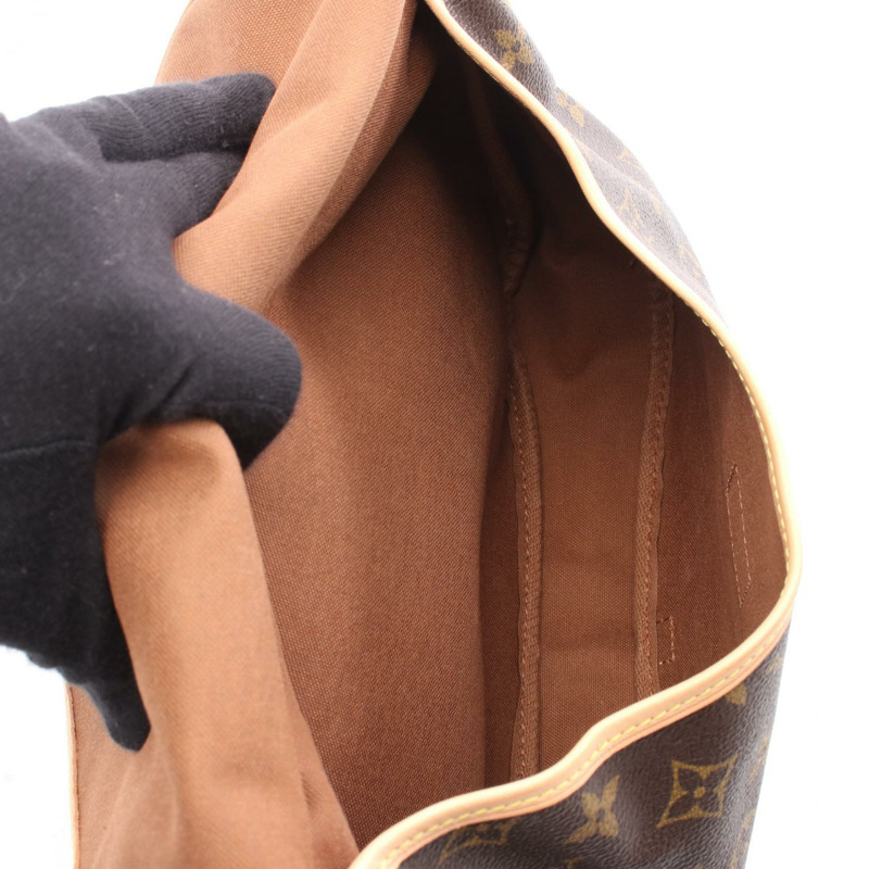 路易威登 Saumur 30 斜背包 M42256 Monogram 帆布 棕色 LV-2