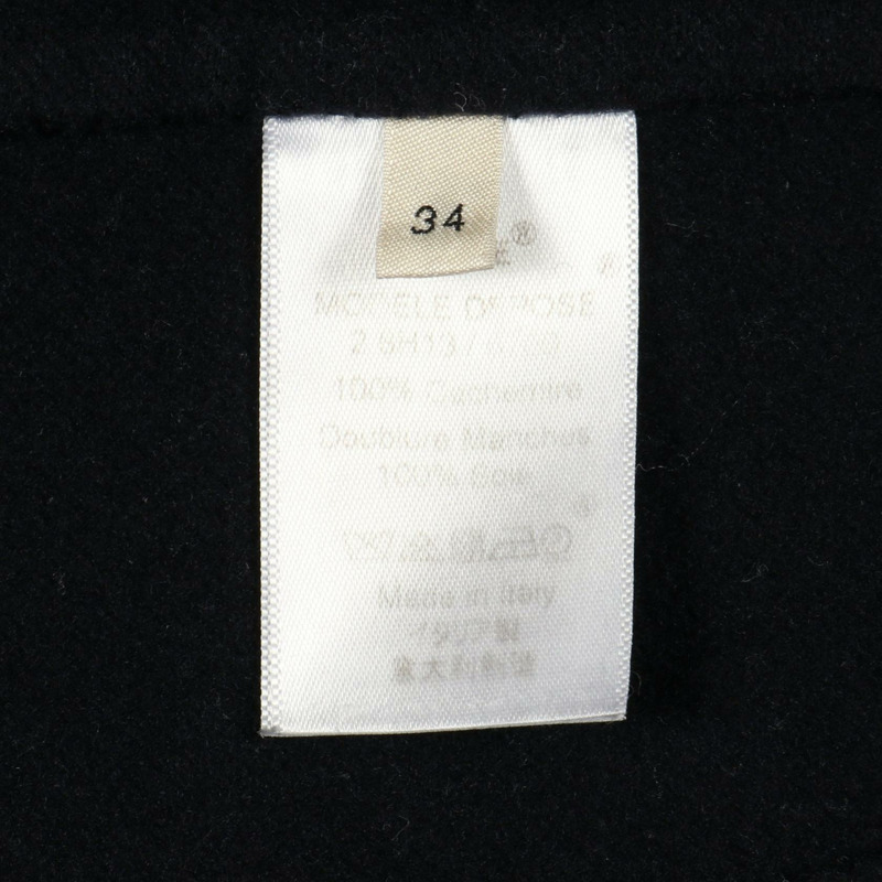 CELINE Egg Crombie 其他羊絨大衣 海軍藍 二手 女士-4