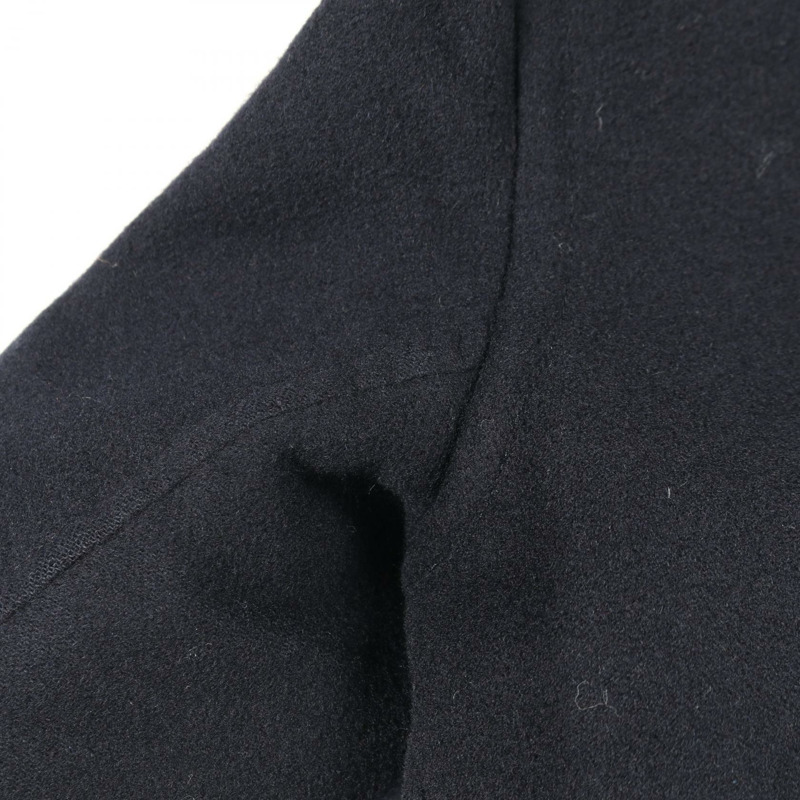 CELINE Egg Crombie 其他羊絨大衣 海軍藍 二手 女士-11