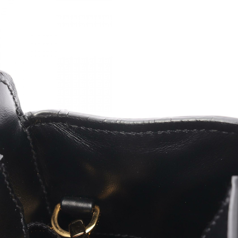 PRADA SAFFIANO 肩挎斜背包 1BA113 黑色真皮二手女款-7