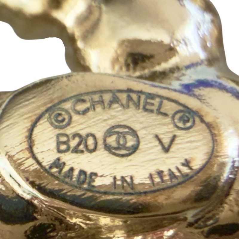 CHANEL 水鑽 珠珠 髮夾-7