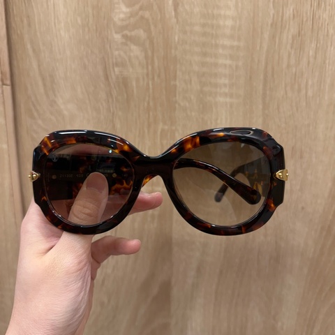 LV 琥珀金邊 Paris Texas咖啡漸層鏡面太陽眼鏡Z1133E