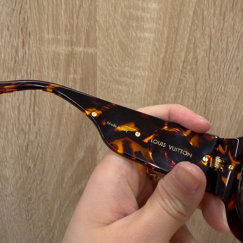 LV 琥珀金邊 Paris Texas咖啡漸層鏡面太陽眼鏡Z1133E-8