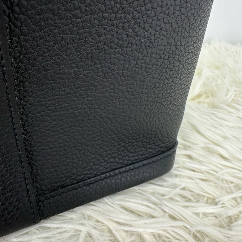 HERMES GARDEN PARTY 36 黑色真皮手提包 U Stamp 全套有單-6