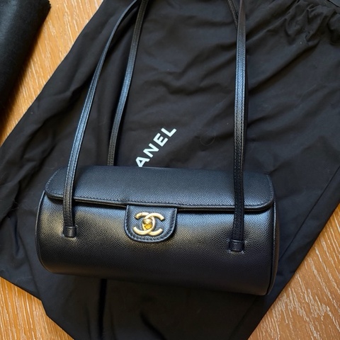 Chanel Preppy Coco 圓筒包 香奈兒黑色