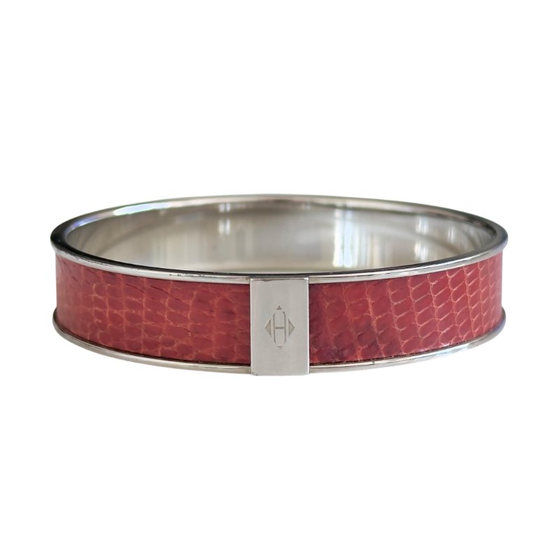 HERMES 蜥蜴皮革 手環-0