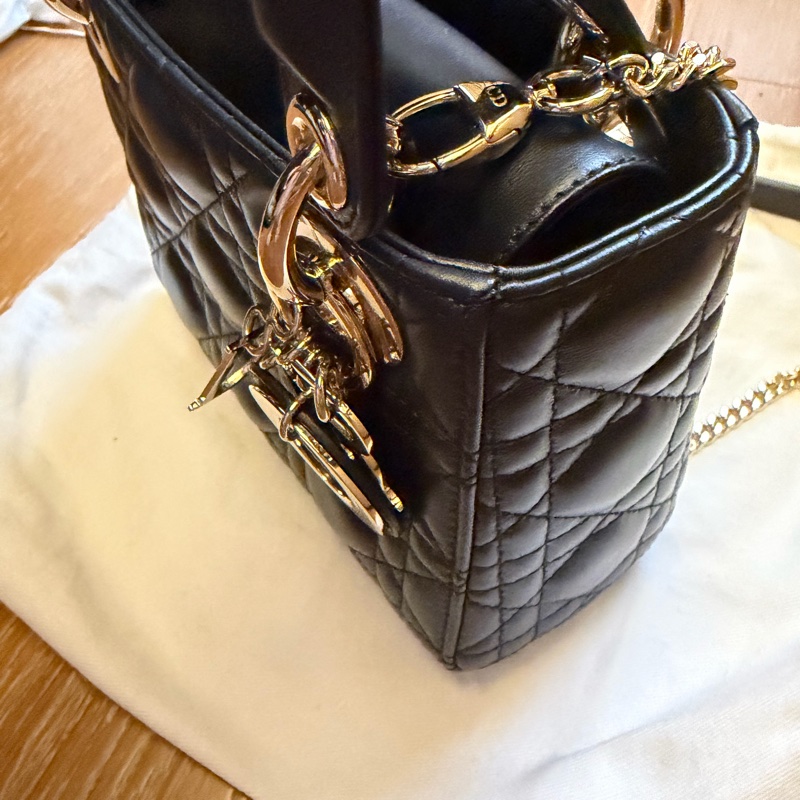 Dior mini Lady Dior 附鏈帶迷你黛妃包-2