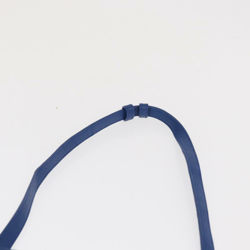 【日本直送】SAINT LAURENT Baby Kabas 手提包 皮革 兩用 藍色 金色 311210 正品 168154-14