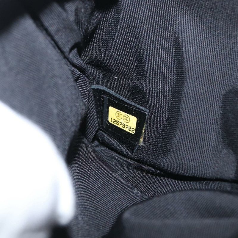 【日本直送】香奈兒 2.55 鏈條肩背包 尼龍材質 黑色 銀色 CC 標誌 正品 169050-10