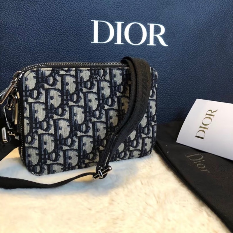 「JL精品代購」9新 Dior 老花 相機包-0