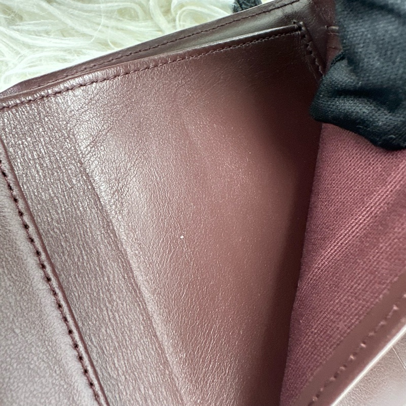 CHANEL 黑金荔皮牛皮三摺銀包 晶片款 全套有單-8