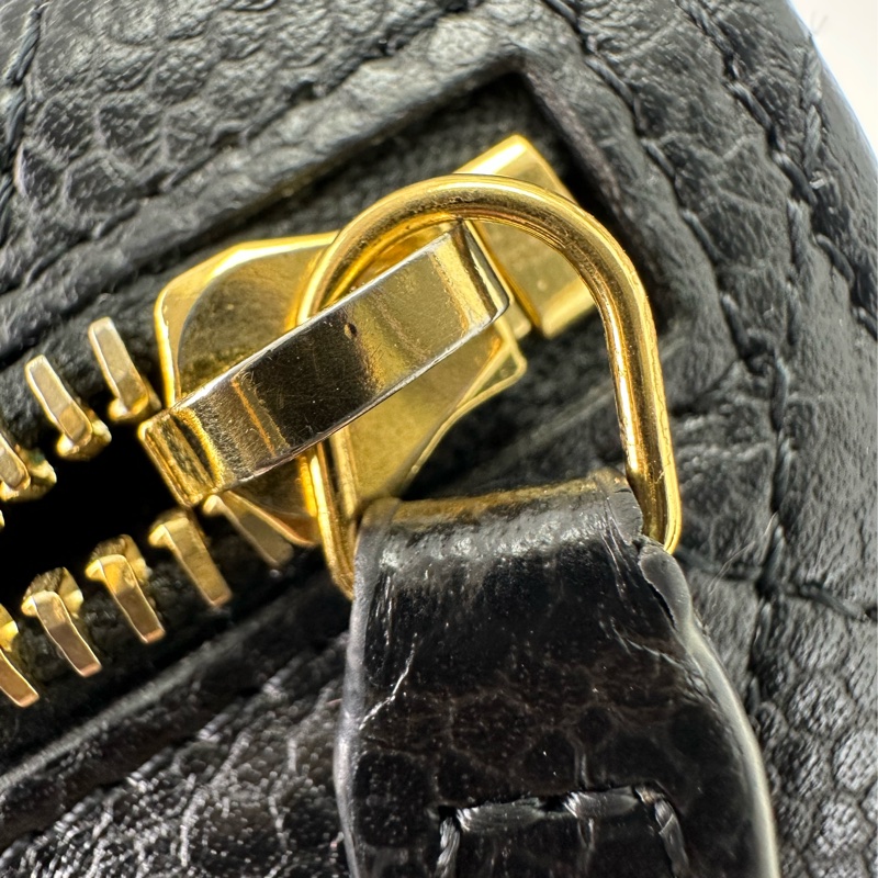 CHANEL 黑金荔皮牛皮三摺銀包 晶片款 全套有單-13