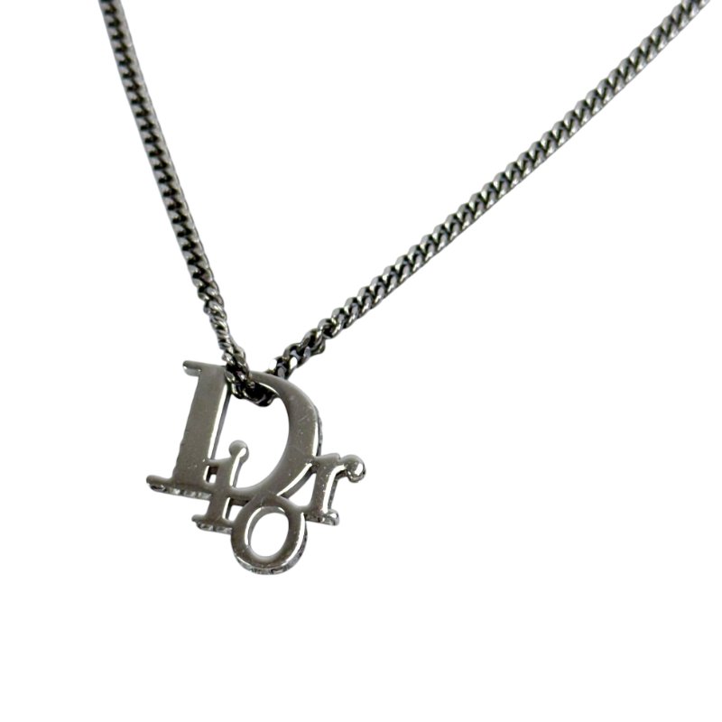 DIOR Oblique 水鑽 頸鏈-0