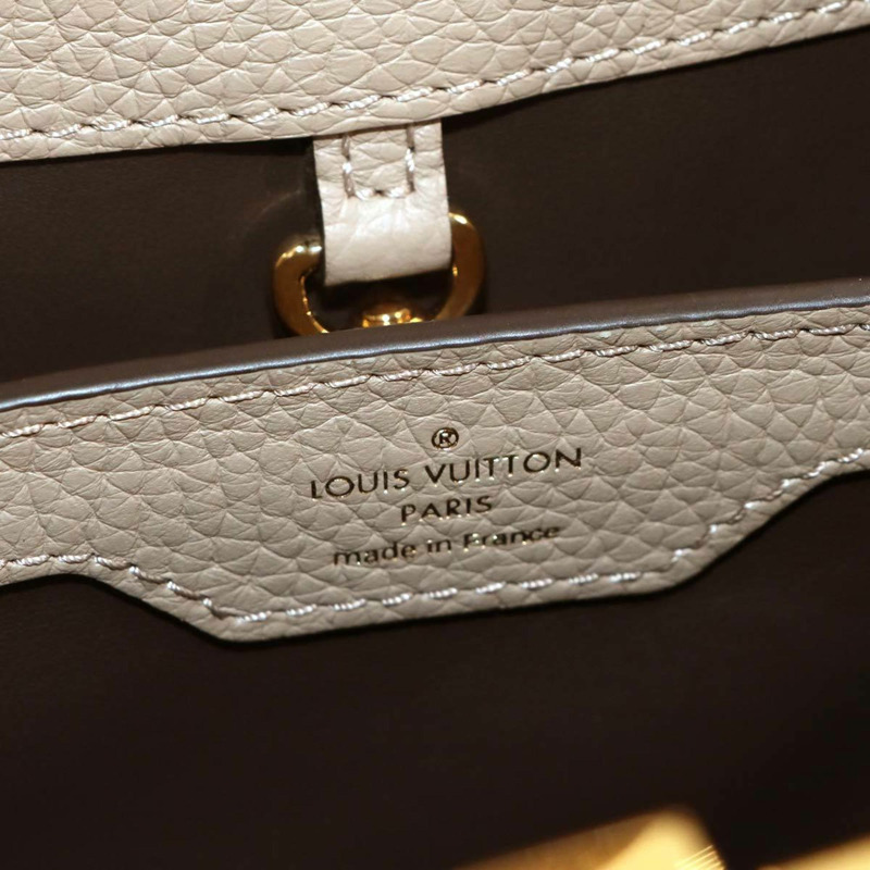 路易威登 Capucines BB 兩手提單背包，Taurillon 皮革材質，配備 Gale M94634 RFID 防盜系統-7