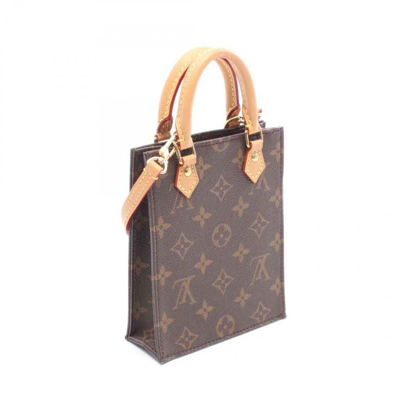 路易威登 Petit Sac Plat 斜背包 M69442 Monogram 帆布 二手 LV-1