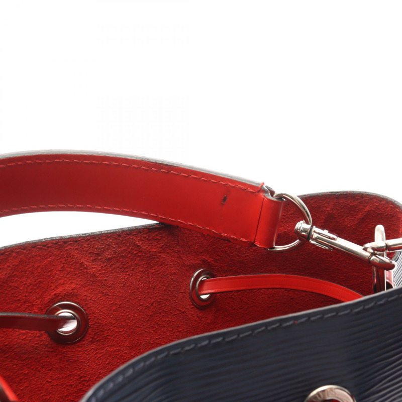 路易威登 Neonoe 斜背包 M54367 Epi 皮革 靛藍色 紅色 二手-10