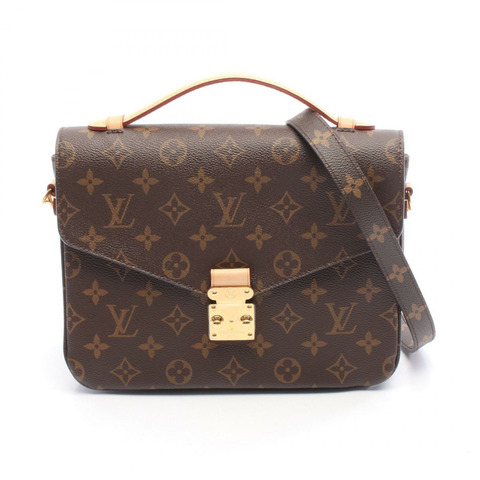 路易威登 Pochette Metis MM 單肩手提包 M44875 Monogram 帆布 二手 LV