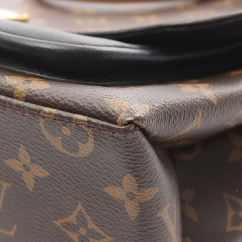 路易威登 Marignan 單肩手提包 M44259 Monogram 帆布 棕色/黑色 二手-10