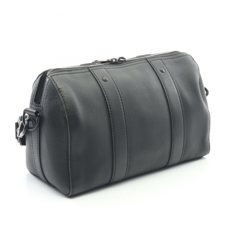 路易威登 City Keepall 斜背單肩包 M59255 黑色皮革 二手 男士-1
