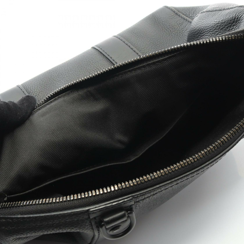 路易威登 City Keepall 斜背單肩包 M59255 黑色皮革 二手 男士-5