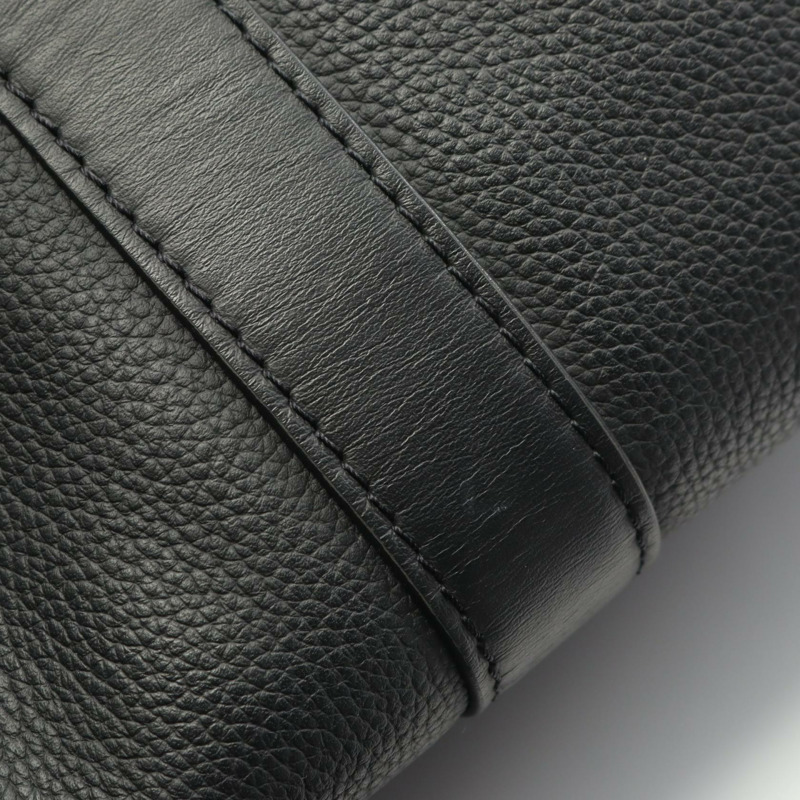 路易威登 City Keepall 斜背單肩包 M59255 黑色皮革 二手 男士-8