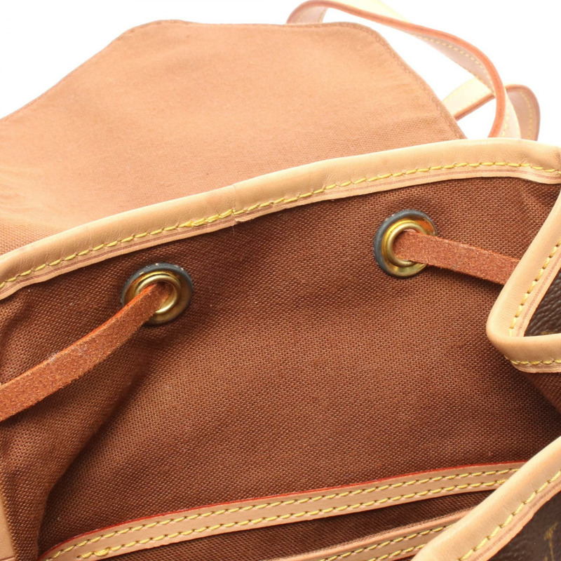 路易威登 Montsouris MM 雙肩包 M51136 Monogram 帆布 二手 女款-5