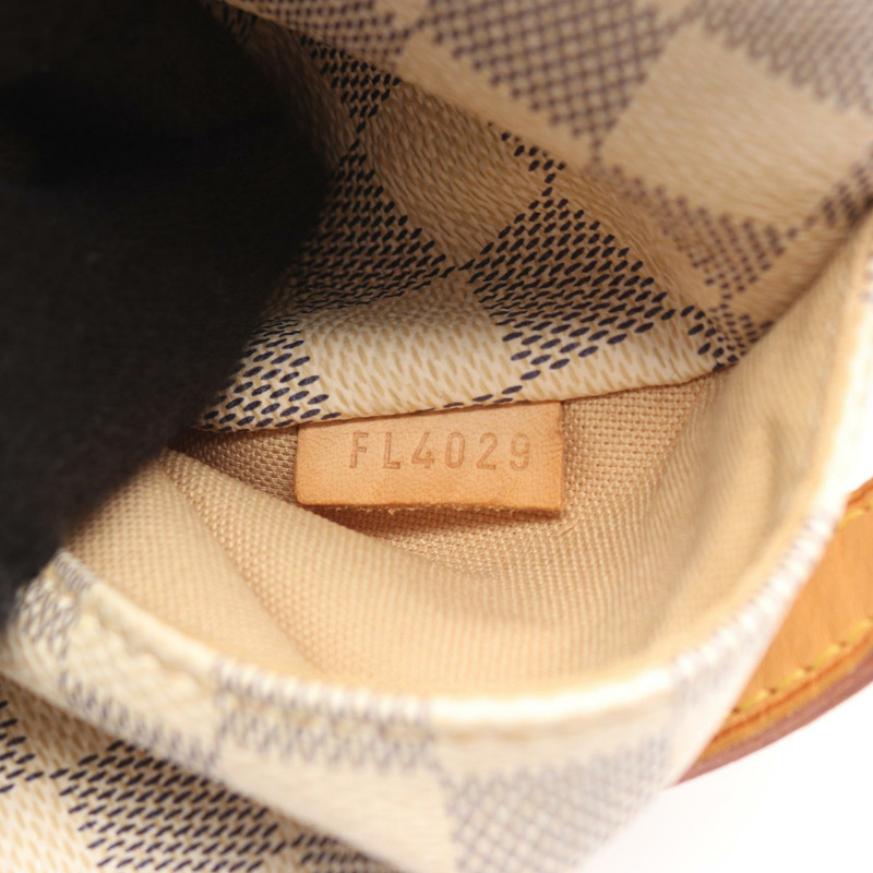 路易威登 Totally PM Shulder 手提包 N51261 Damier Azur 帆布 白色 二手-4