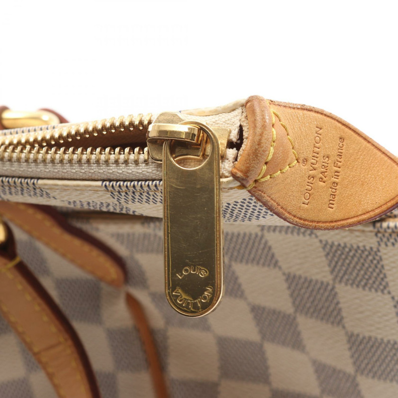 路易威登 Totally PM Shulder 手提包 N51261 Damier Azur 帆布 白色 二手-6