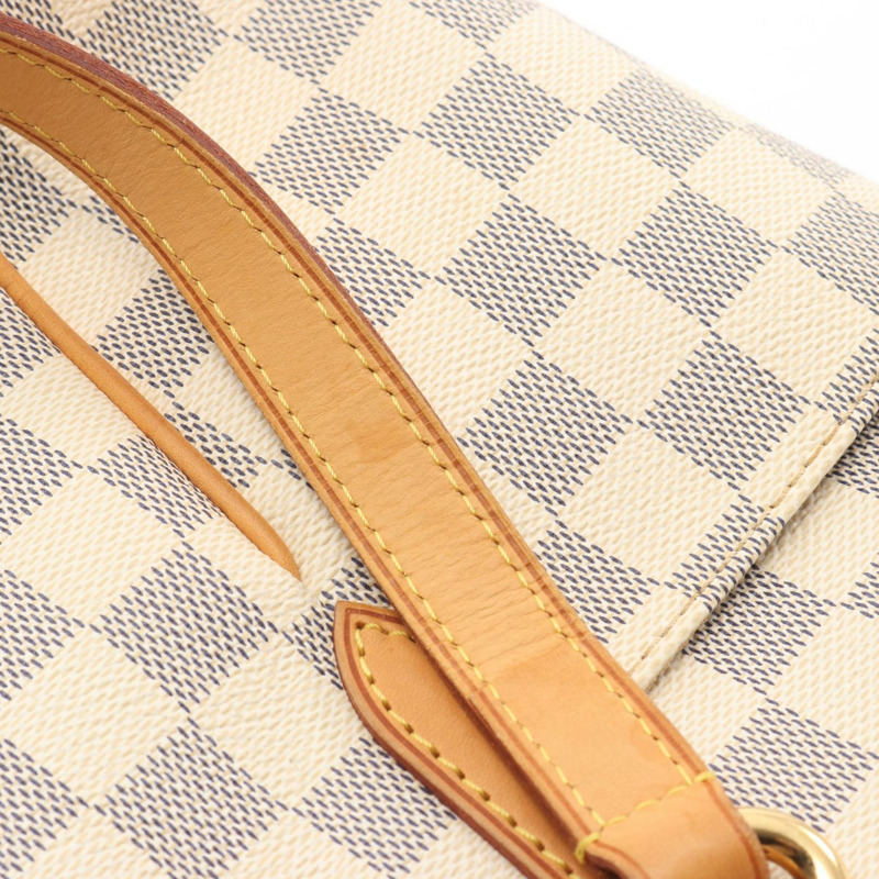 路易威登 Totally PM Shulder 手提包 N51261 Damier Azur 帆布 白色 二手-10