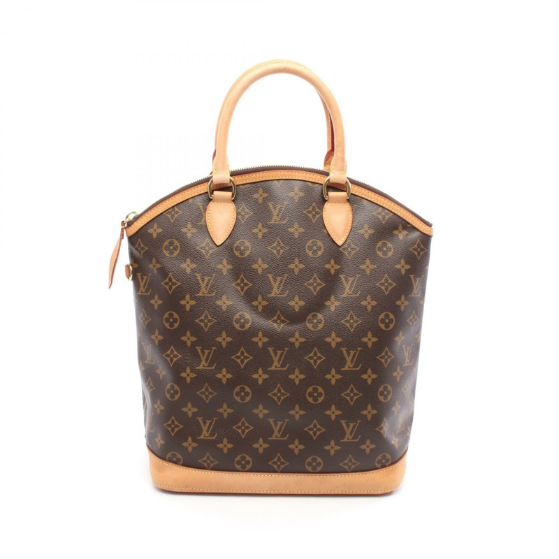 路易威登 Lockit 垂直手提包 M40103 Monogram 帆布棕色二手女士 LV-0