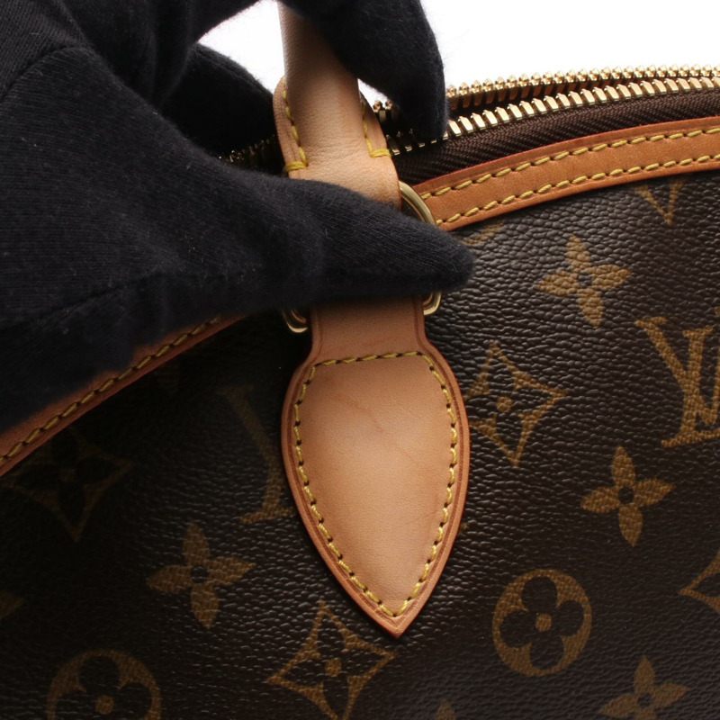 路易威登 Lockit 垂直手提包 M40103 Monogram 帆布棕色二手女士 LV-8