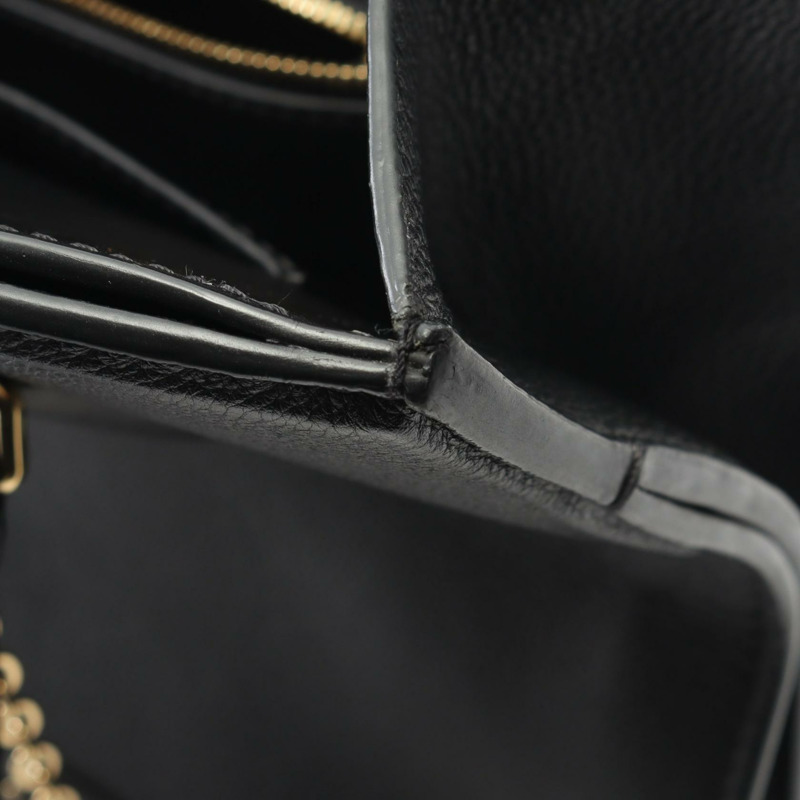 路易威登 Cur Marly MM 單肩手提包 M51651 黑色皮革 二手 女士 LV-6